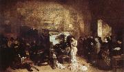 Gustave Courbet The Painter's Studio A Real Allegory Spain oil painting artist